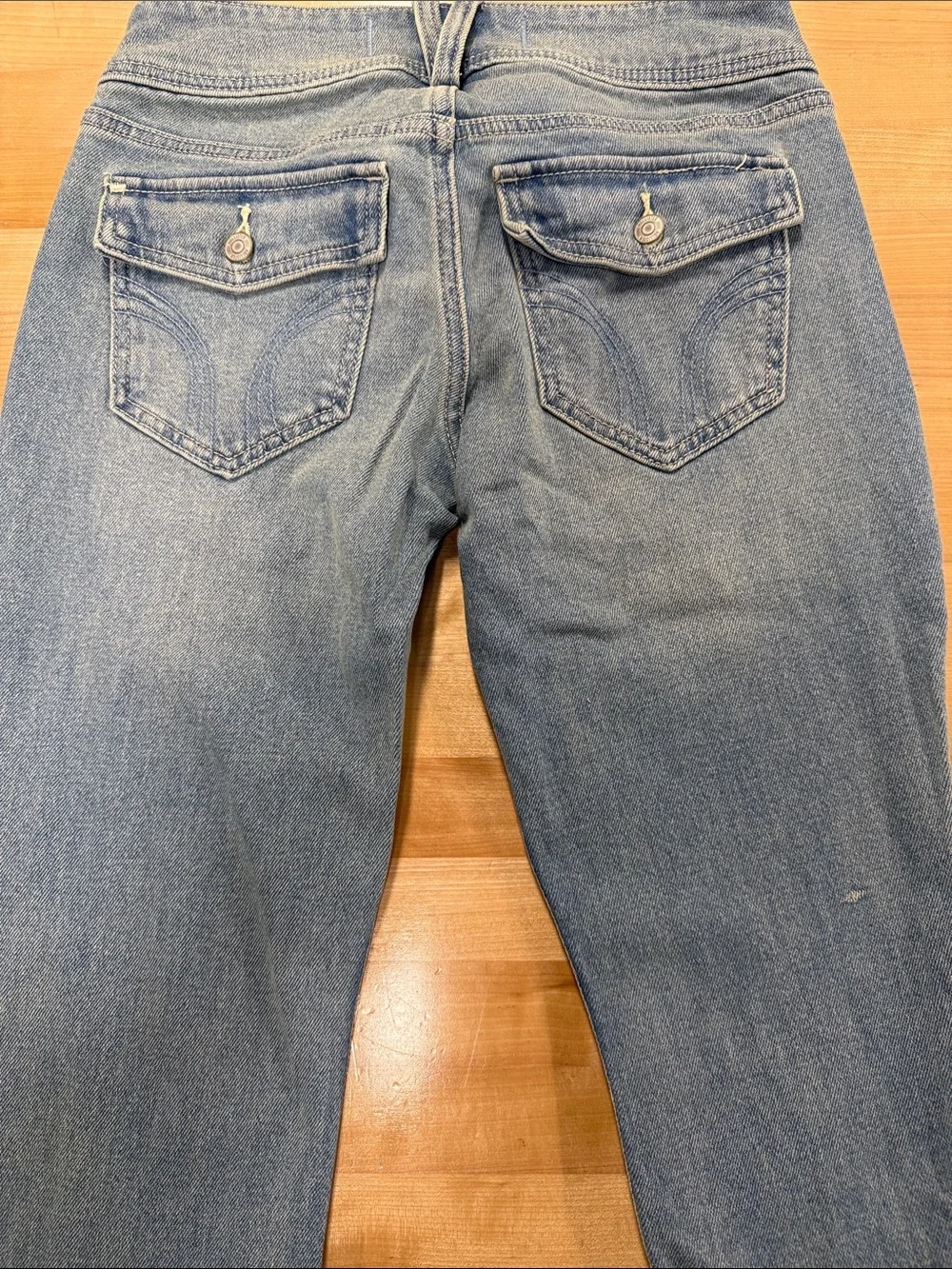 Hollister Light Blue Bootcut Denim Jeans